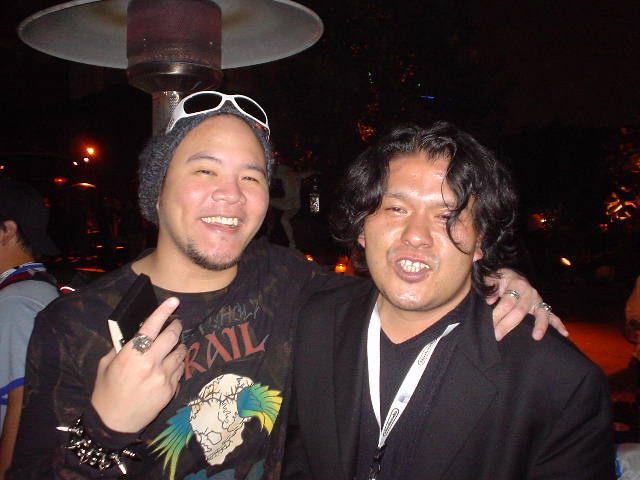 James Mielke氏と飯野賢治氏、2006年5月