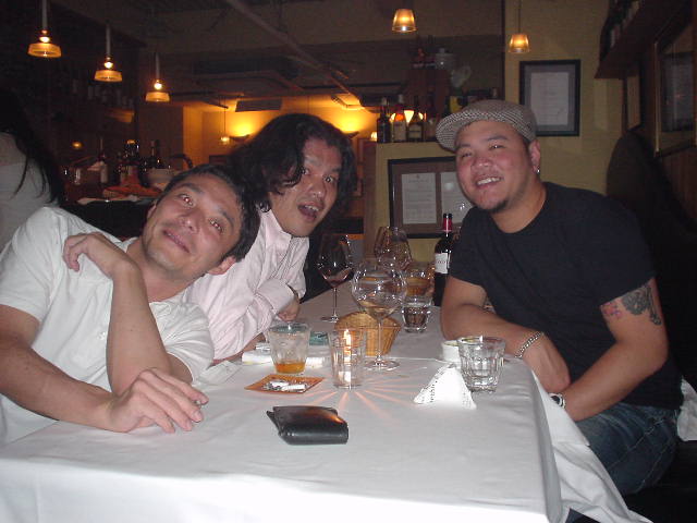 James Mielke氏と飯野賢治氏、2006年9月