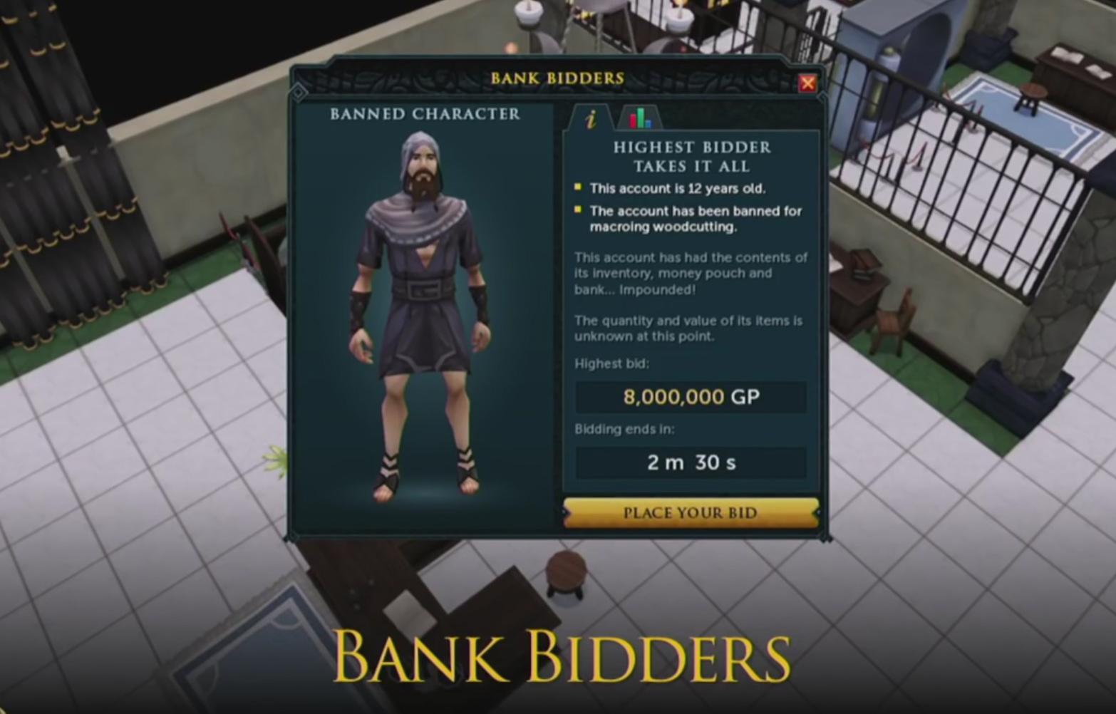 「RuneFest」で公開された「Bank bidders」のイメージ画像