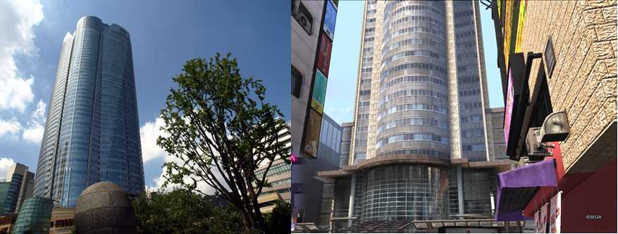 画像下　左が六本木ヒルズ森タワー。右が新宿神室町ミレニアムタワー