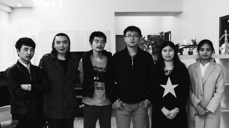 Spotlightor Interactiveのメンバー。Gao Ming氏は右から3番目の男性。
